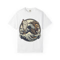 Lion Wave T-Shirt — Surreal Melting Clock Graphic Tee