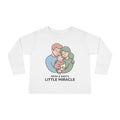 Toddler Tee — "Mom & Dad's Little Miracle" Family Heart Design