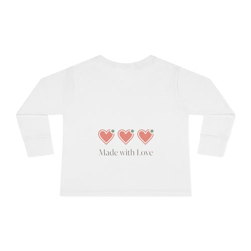 Toddler Tee — "Mom & Dad's Little Miracle" Family Heart Design