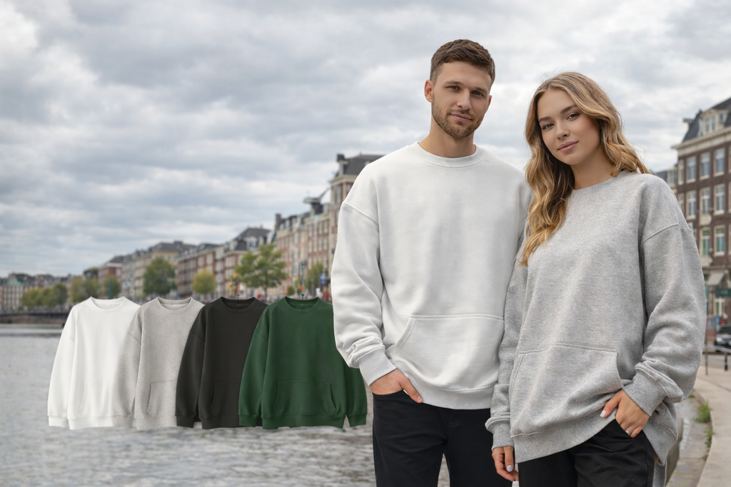 Turkish Cotton Oversized Sweatshirt"